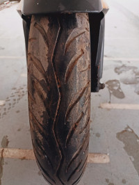 Yellow Bajaj Pulsar NS200