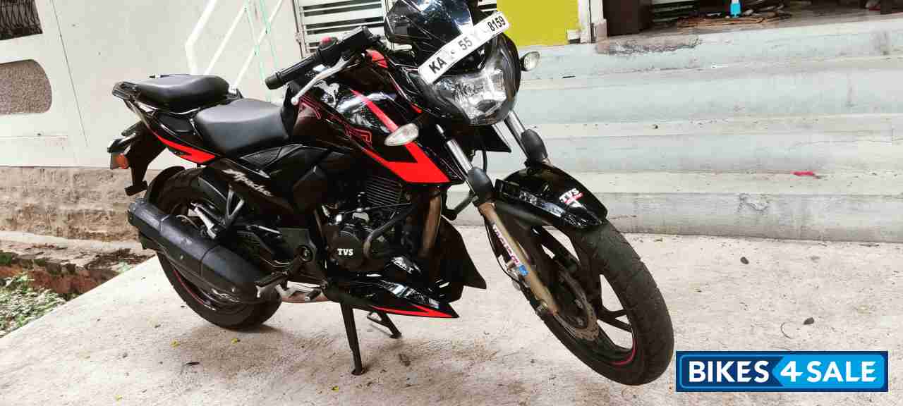 Black And Red TVS Apache RTR 200 4V ABS