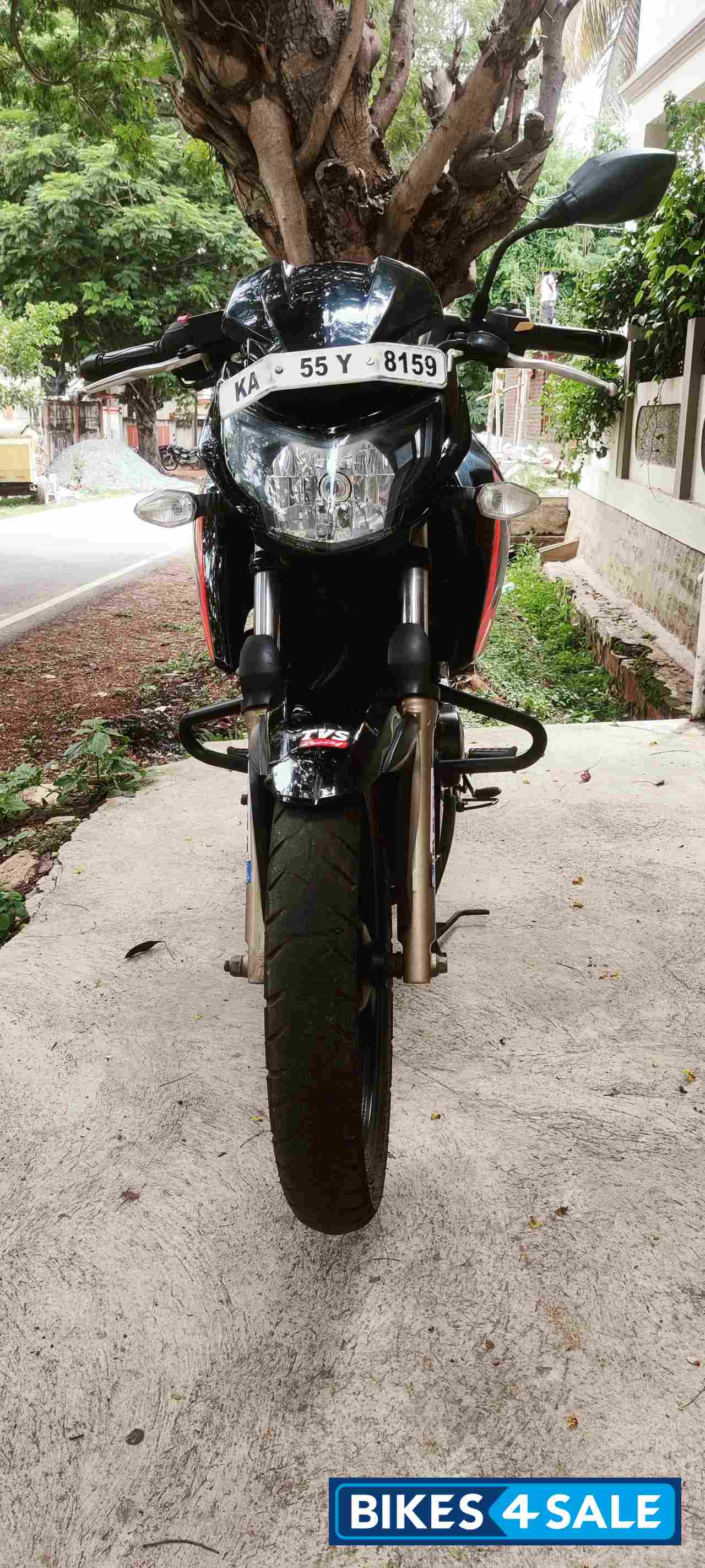 Black And Red TVS Apache RTR 200 4V ABS