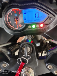 Matte Grey Bajaj Pulsar 180F Neon