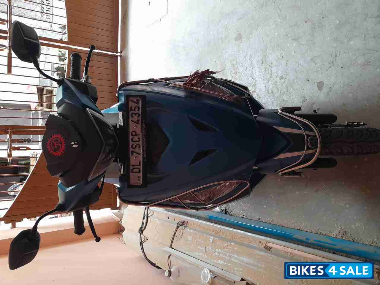 Mat Blue Hero Maestro Edge 125 BS6