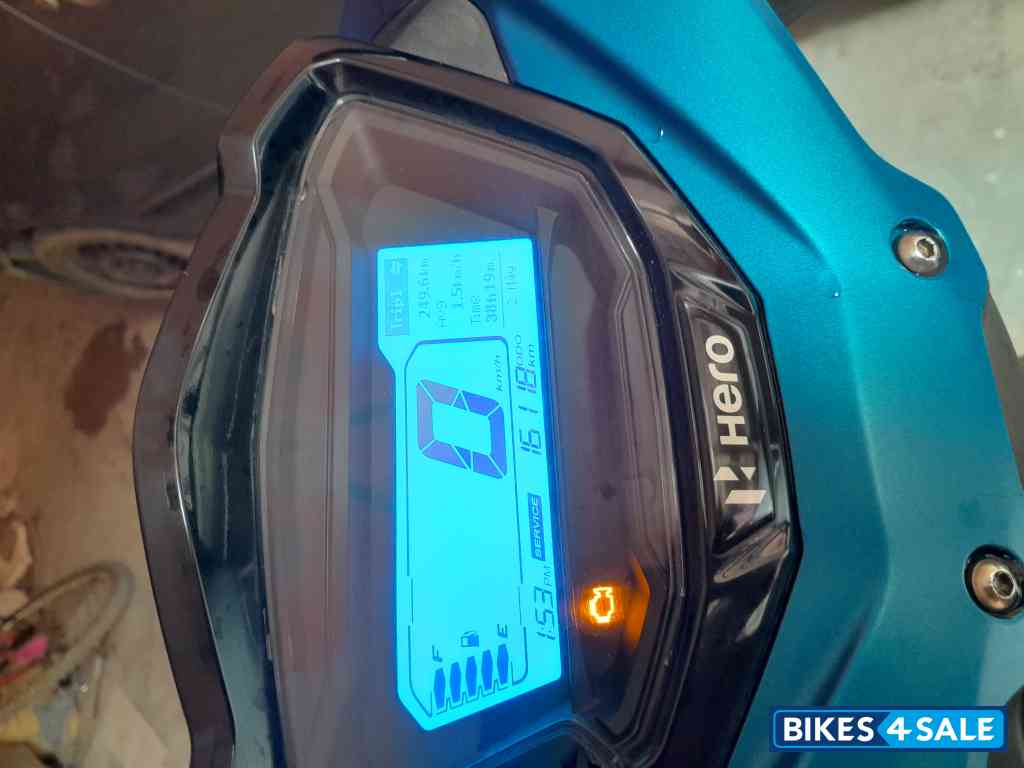 Mat Blue Hero Maestro Edge 125 BS6