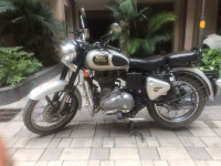 Silver Royal Enfield Classic 350