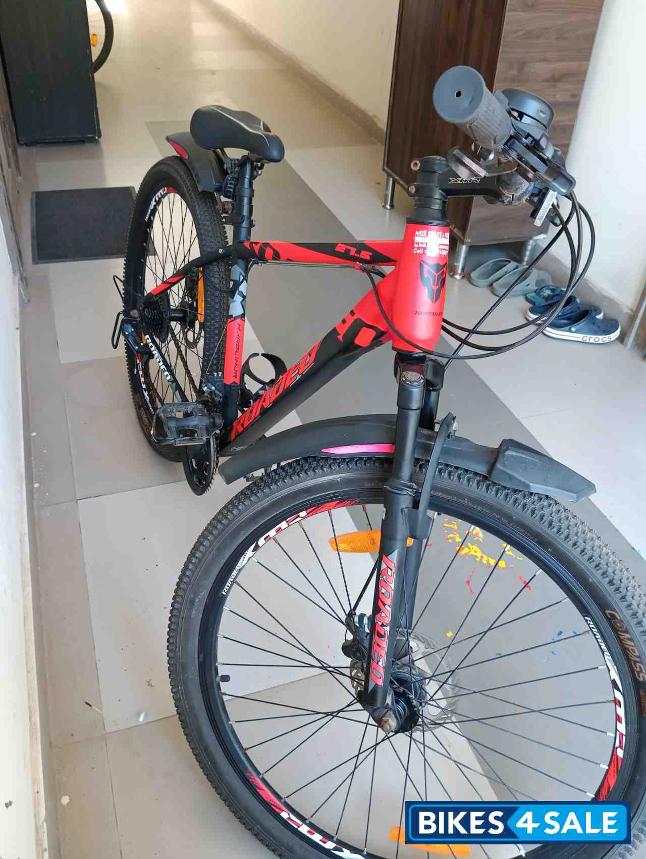 Black And Red Bicycle Hercules