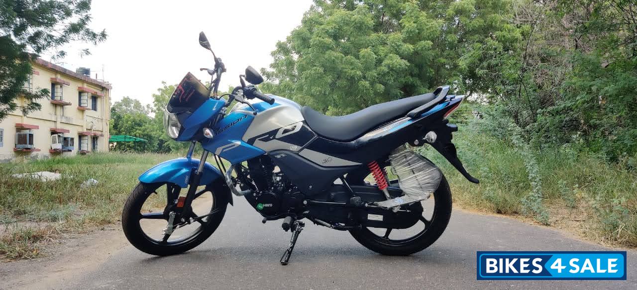 Metallic Blue Hero Passion Pro BS6