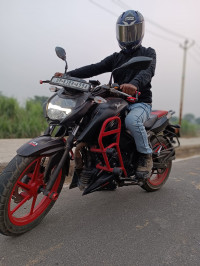 Black And Red TVS Apache RTR 160 4V Special Edition