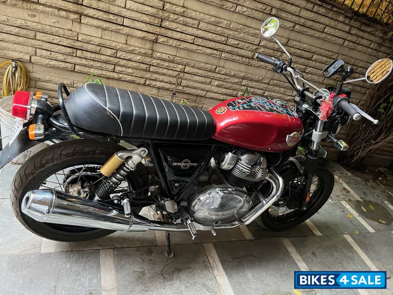 Red Royal Enfield Interceptor 650 Twin