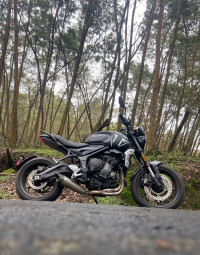 Matt Black Triumph Trident 660