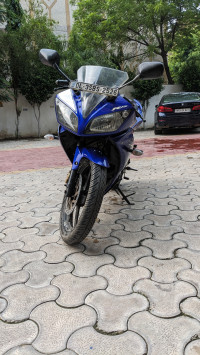 Blue Yamaha YZF R15