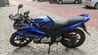 Blue Yamaha YZF R15