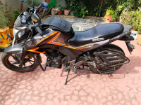 Black And Orange Metallic Oill Honda CB Hornet 160R