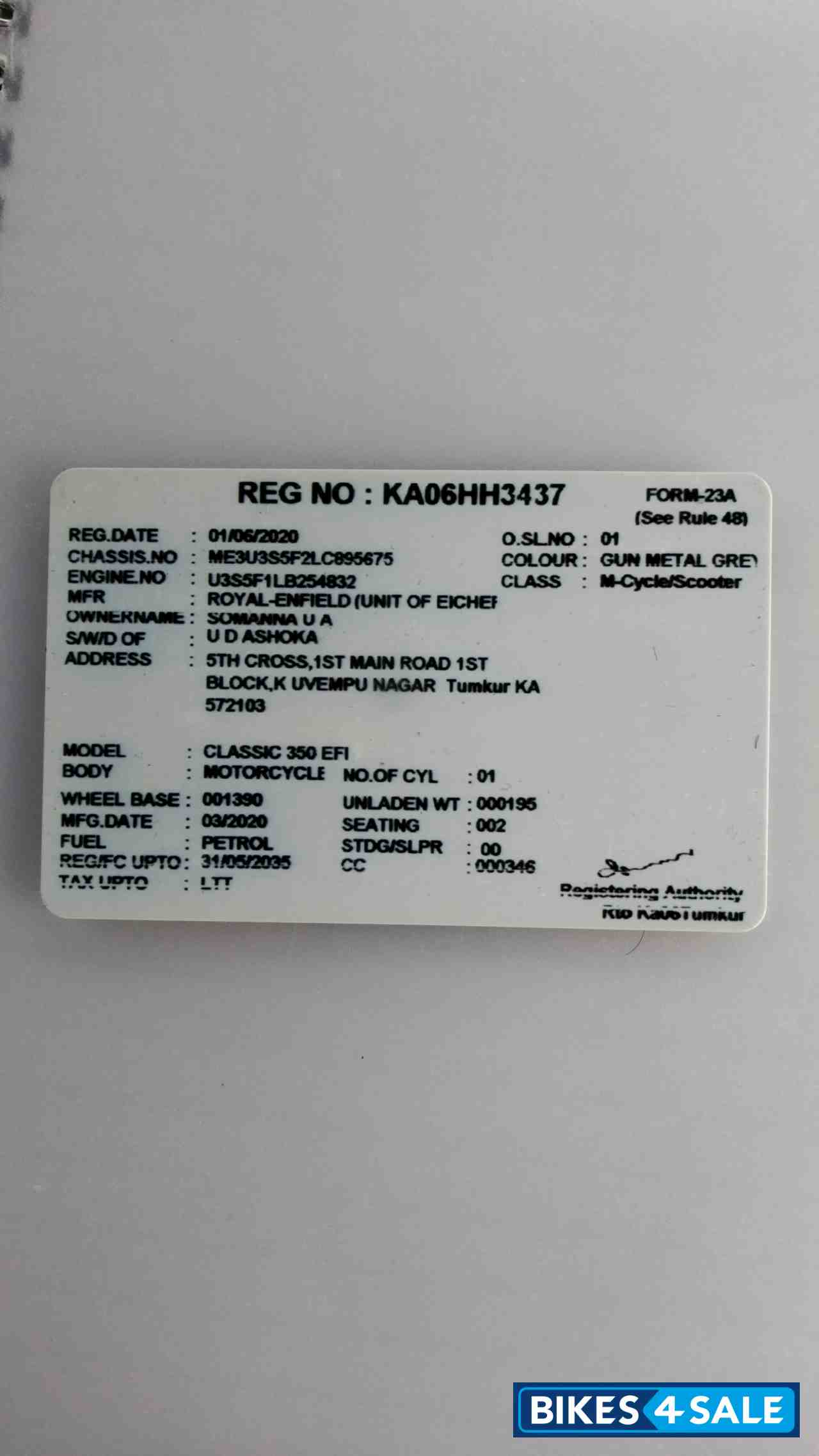 Royal Enfield Classic 350 Dual Channel BS6