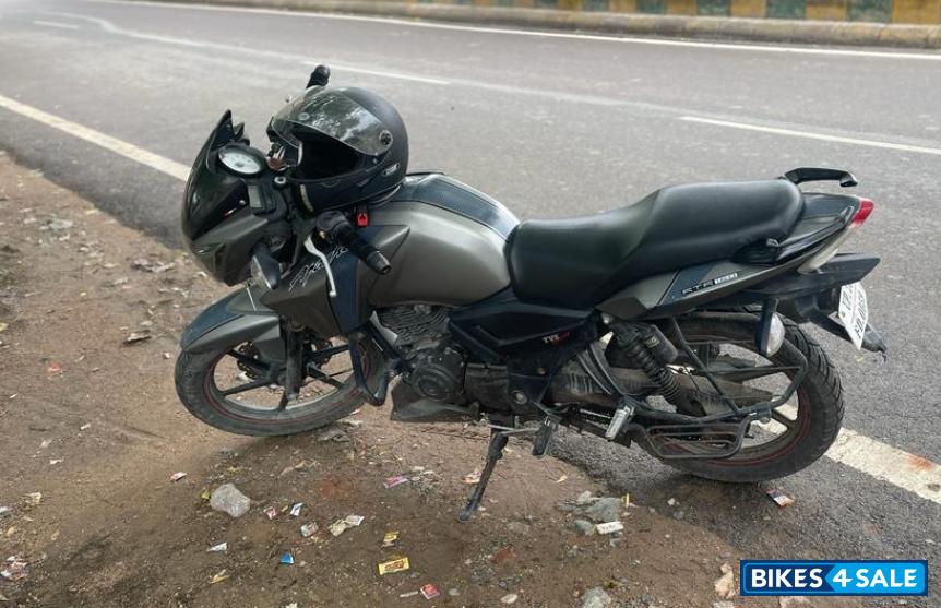 Grey TVS Apache RTR 160
