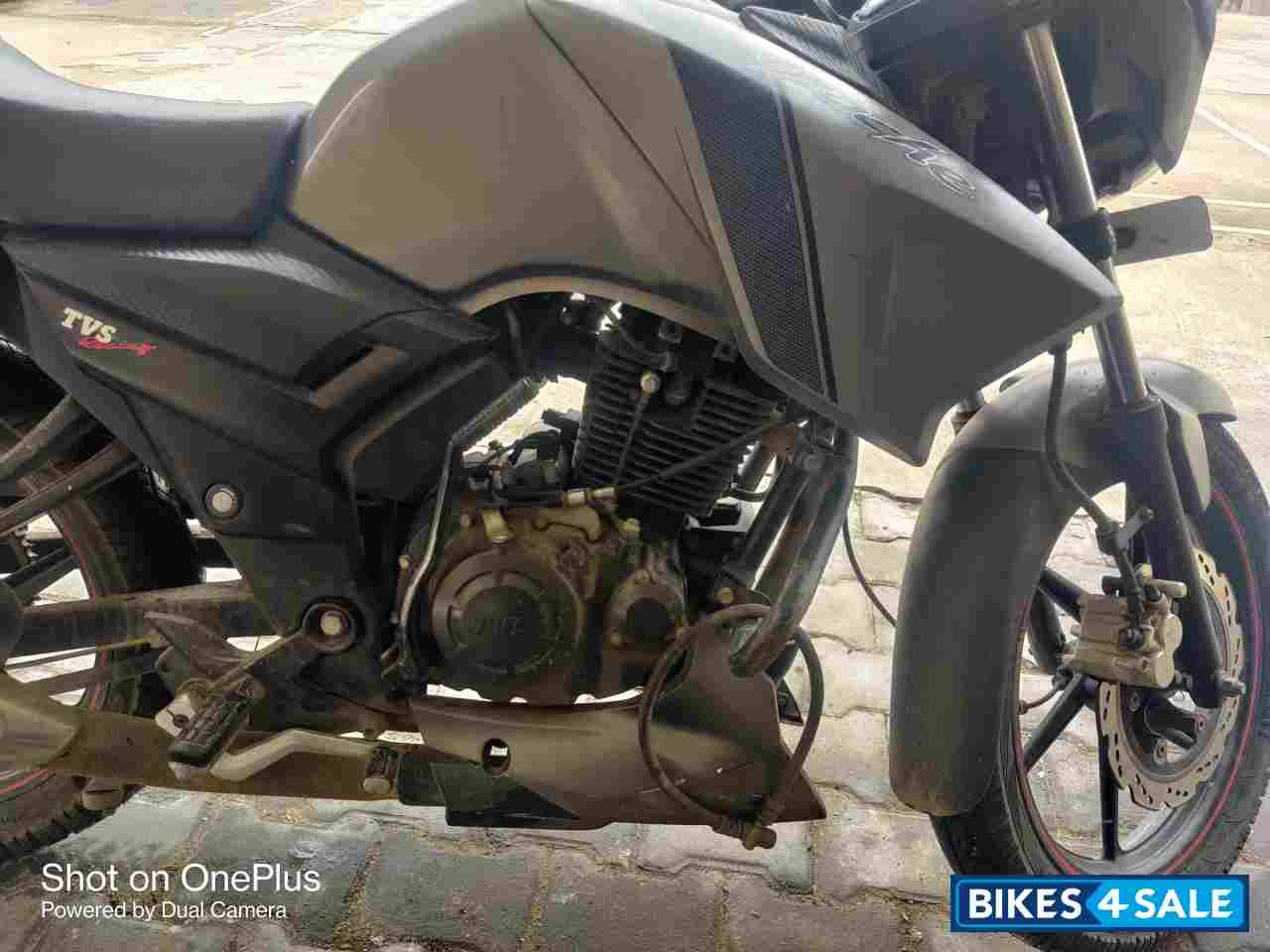 Grey TVS Apache RTR 160