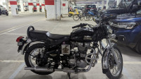 Black Royal Enfield Bullet Electra