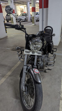 Black Royal Enfield Bullet Electra