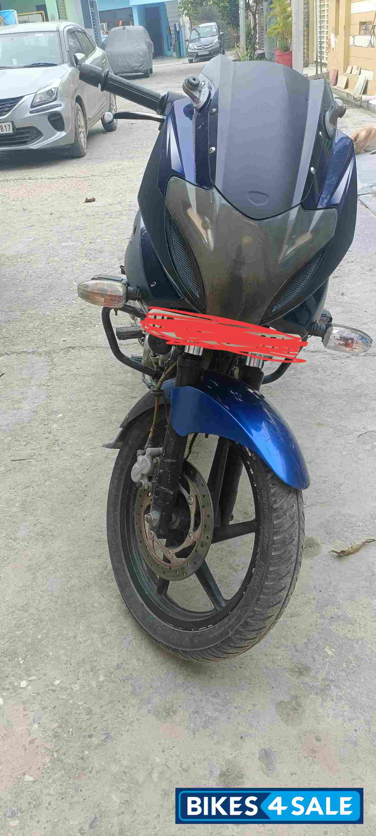 Black,blue Bajaj Pulsar 220 DTSi