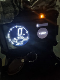 Mambo Black Yezdi Adventure Matte