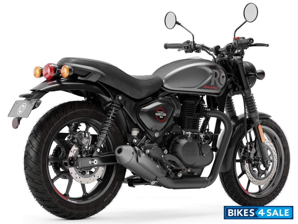 Dapper Grey Royal Enfield Hunter 350 Retro