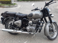Silver Royal Enfield Classic 350