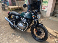 British Green Royal Enfield Continental GT 650 Twin