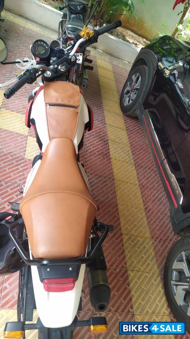 White Flame Royal Enfield Scram 411