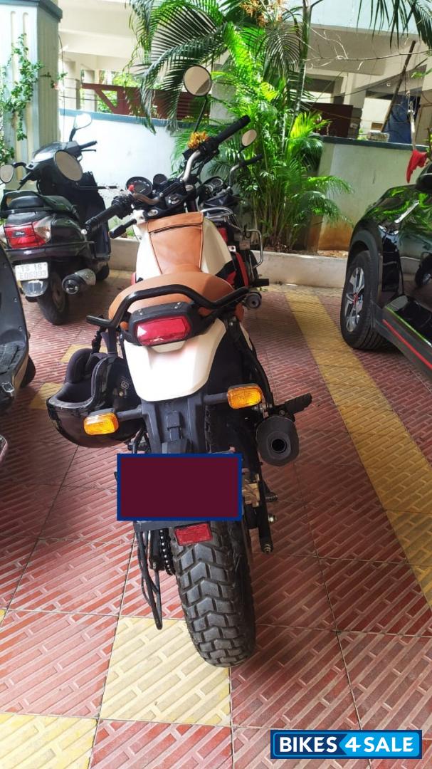 White Flame Royal Enfield Scram 411