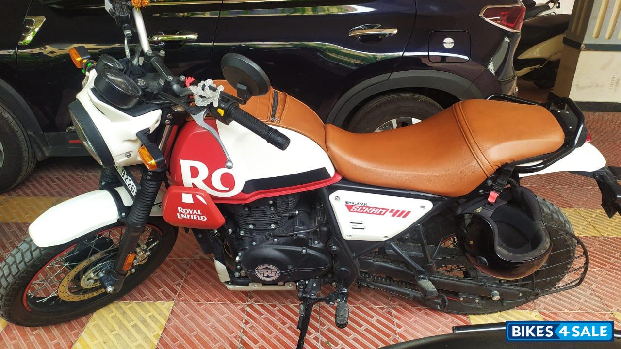 White Flame Royal Enfield Scram 411