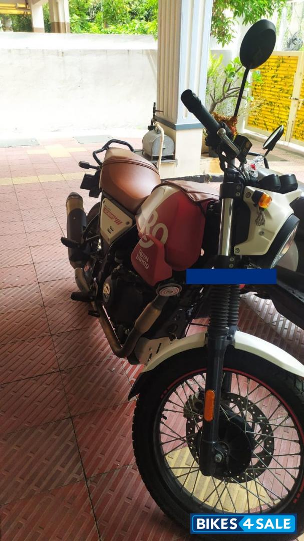 White Flame Royal Enfield Scram 411