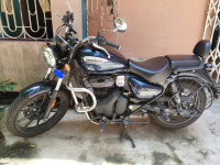 Blue Royal Enfield Meteor 350 Stellar