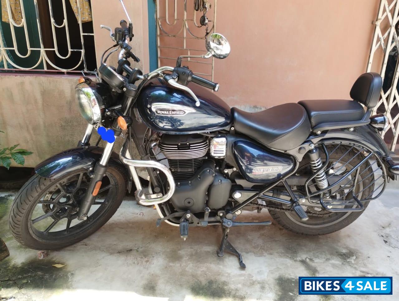 Blue Royal Enfield Meteor 350 Stellar
