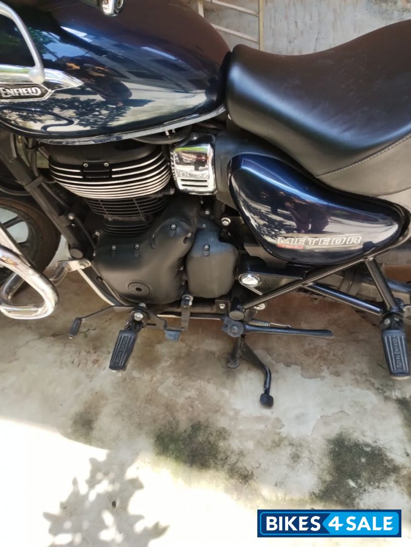 Blue Royal Enfield Meteor 350 Stellar