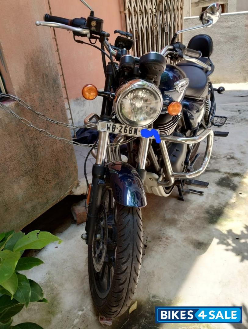 Blue Royal Enfield Meteor 350 Stellar