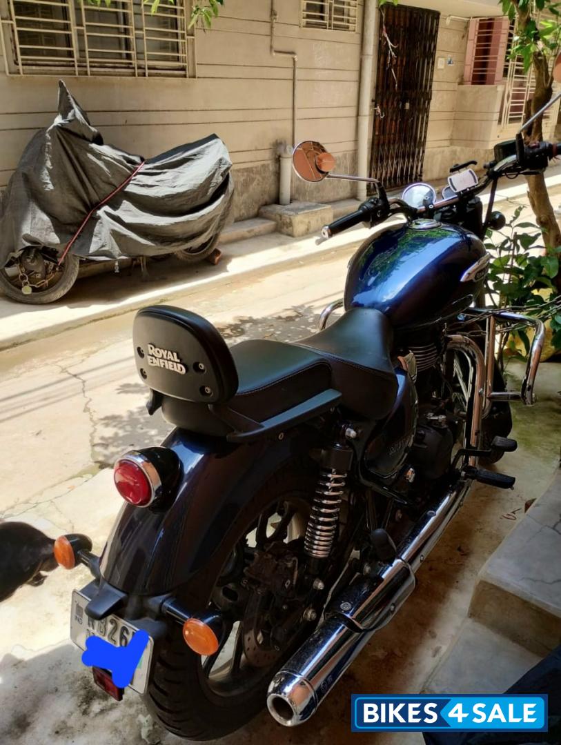 Blue Royal Enfield Meteor 350 Stellar