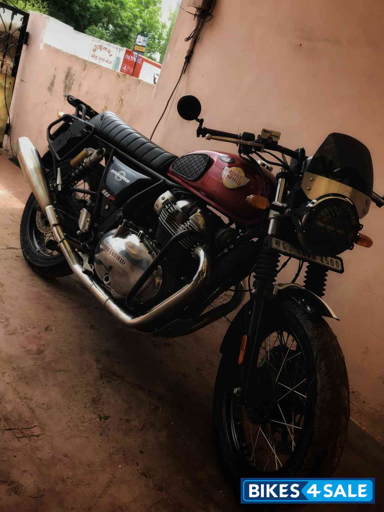 Cherry Red Royal Enfield Interceptor 650 Twin