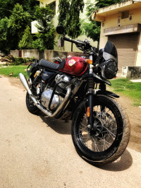 Cherry Red Royal Enfield Interceptor 650 Twin