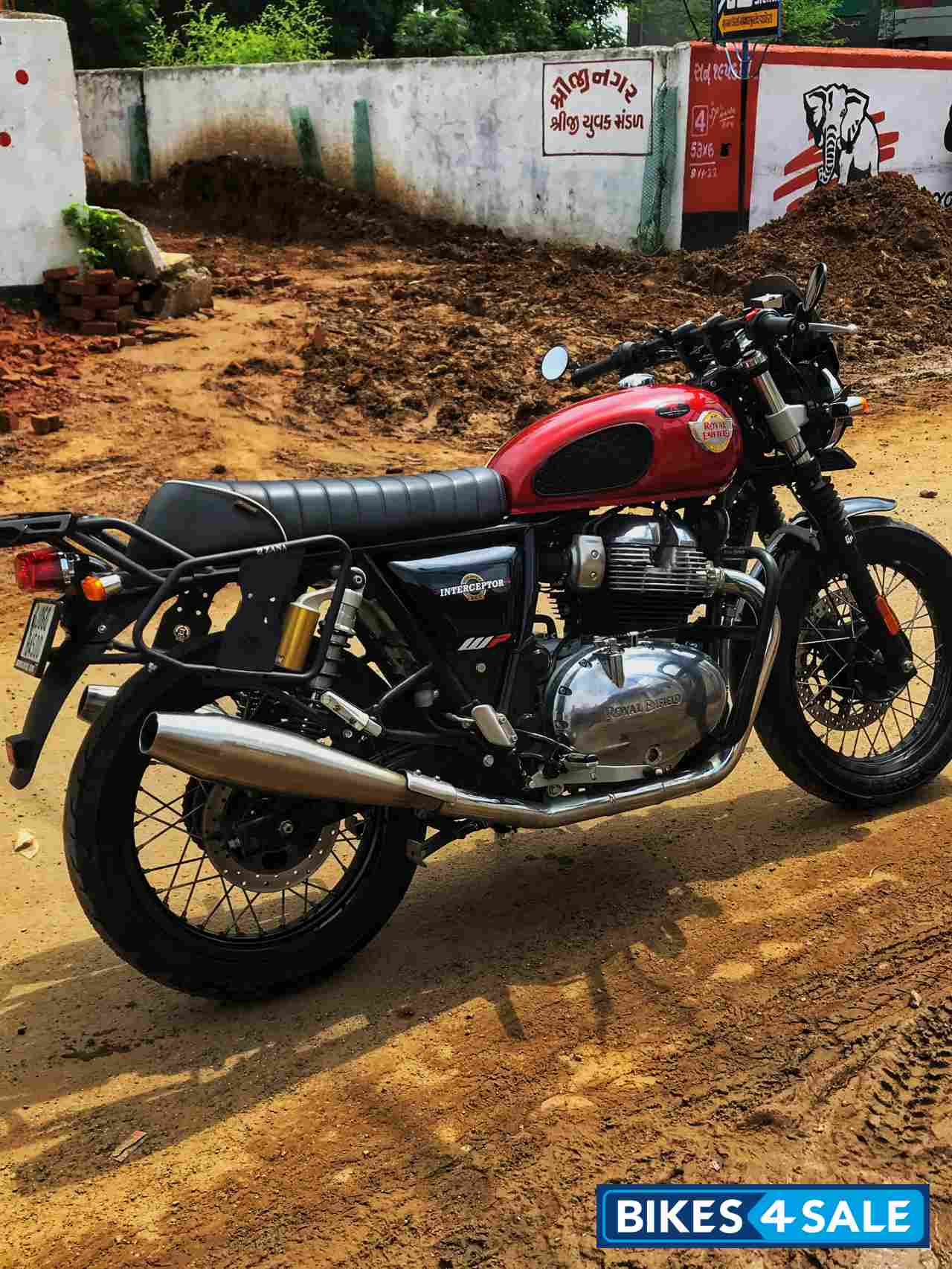 Cherry Red Royal Enfield Interceptor 650 Twin