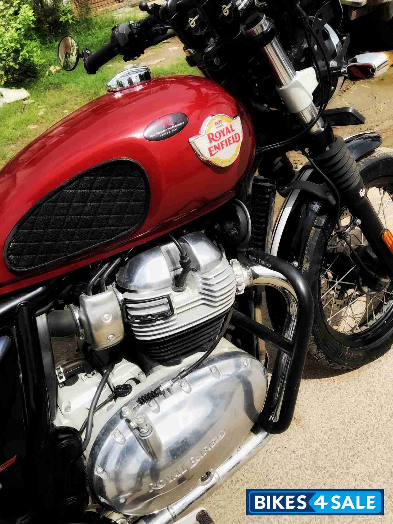 Cherry Red Royal Enfield Interceptor 650 Twin