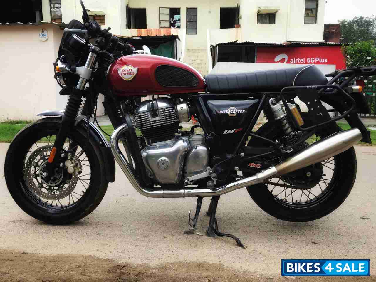Cherry Red Royal Enfield Interceptor 650 Twin