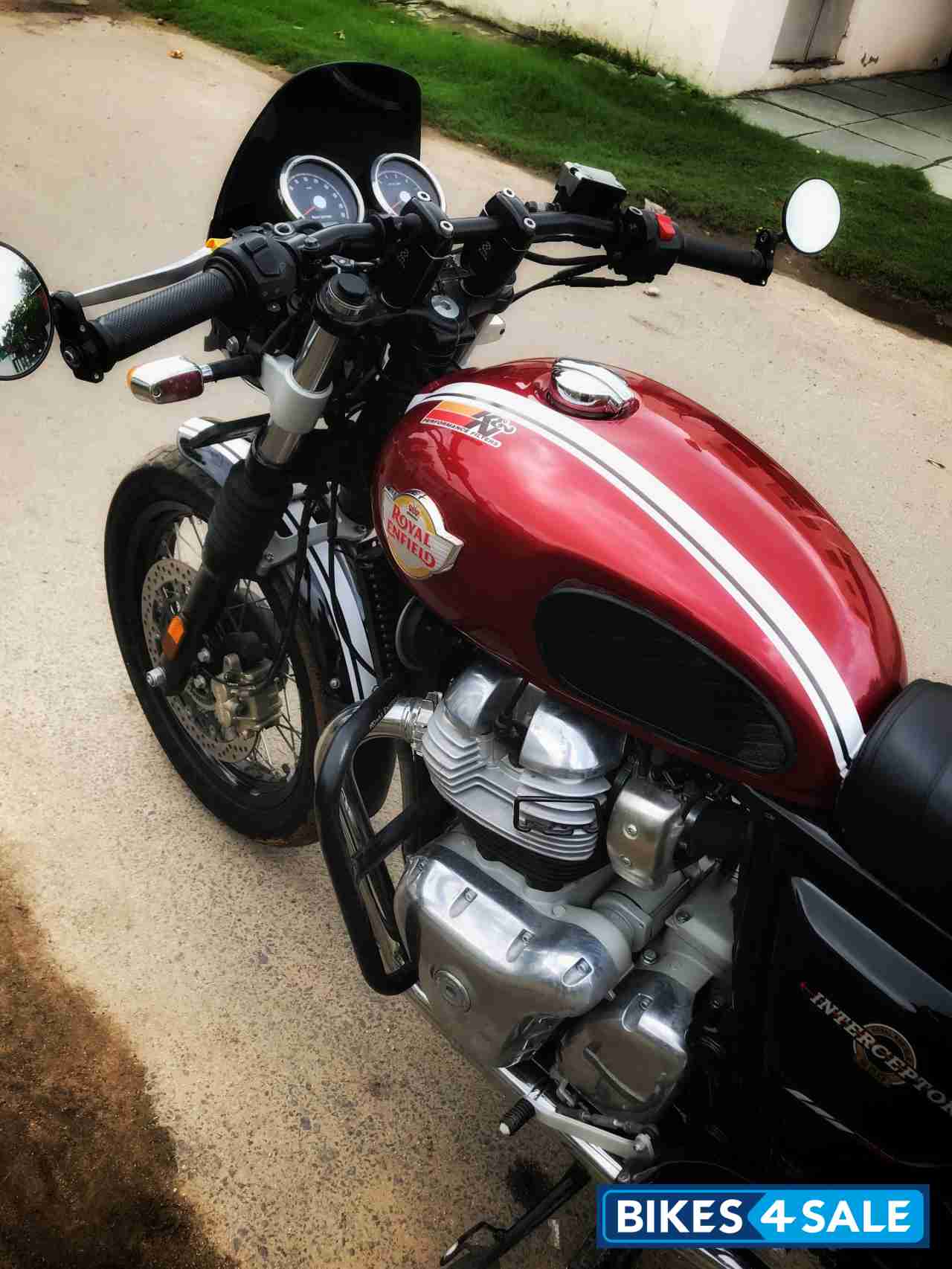 Cherry Red Royal Enfield Interceptor 650 Twin