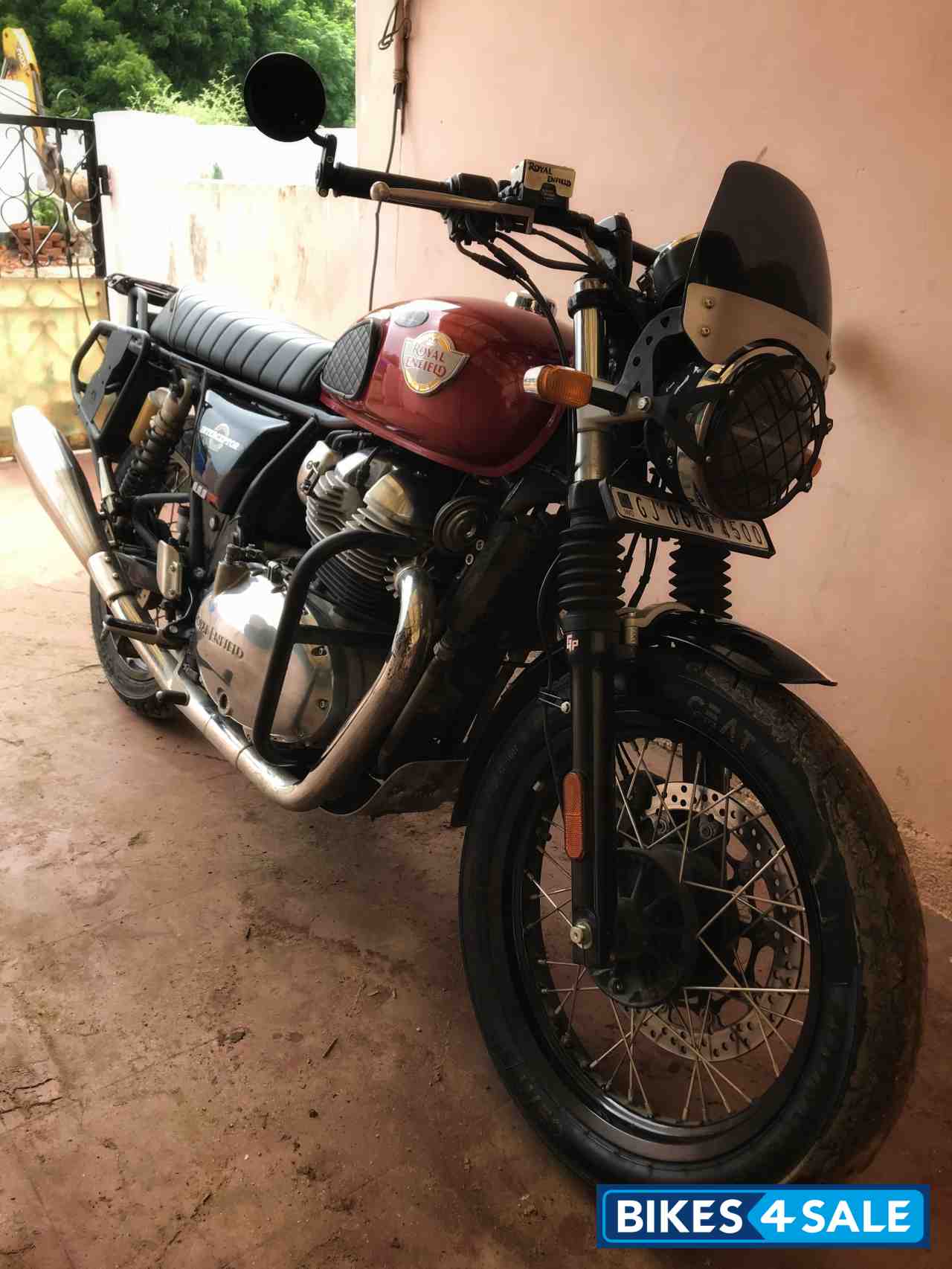 Cherry Red Royal Enfield Interceptor 650 Twin