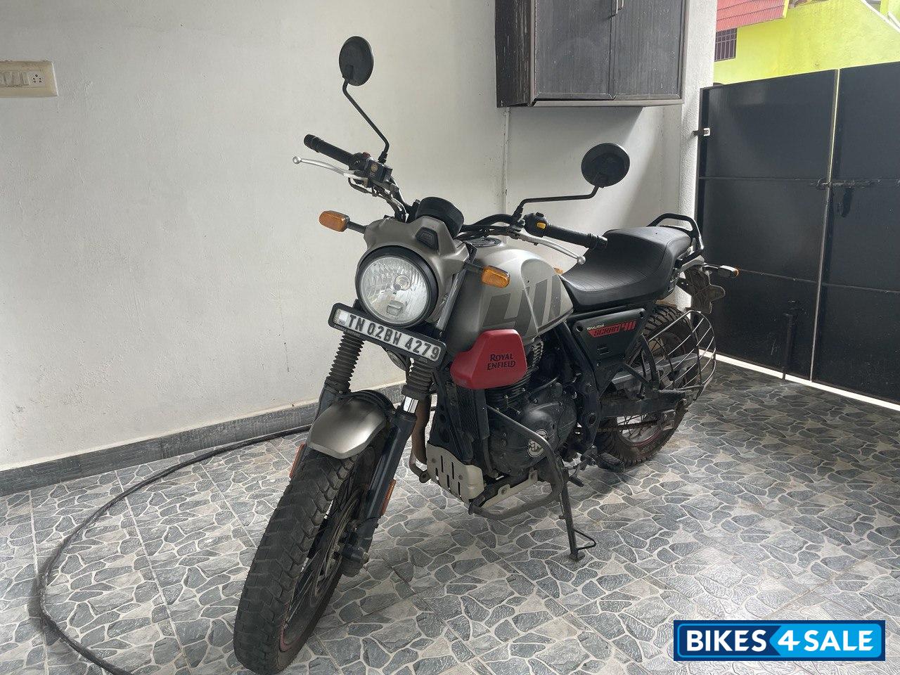 Grey Royal Enfield Scram 411