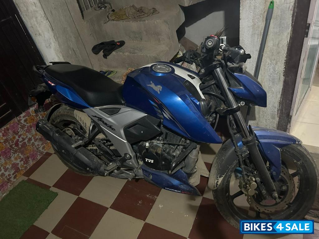 Met Blue TVS Apache RTR 160 4V BS6