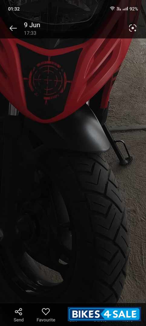 Matte Red Aprilia Storm 125