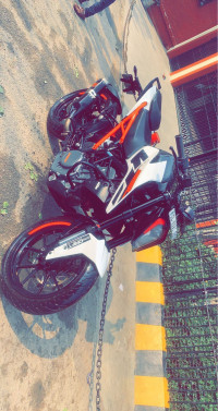 White KTM Duke 250