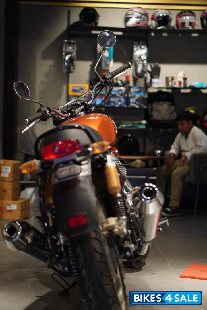 Orange Royal Enfield Interceptor 650 Twin