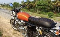 Orange Royal Enfield Interceptor 650 Twin