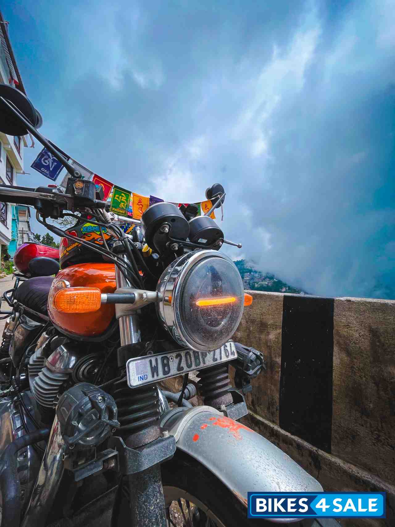 Orange Royal Enfield Interceptor 650 Twin