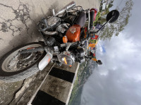 Orange Royal Enfield Interceptor 650 Twin