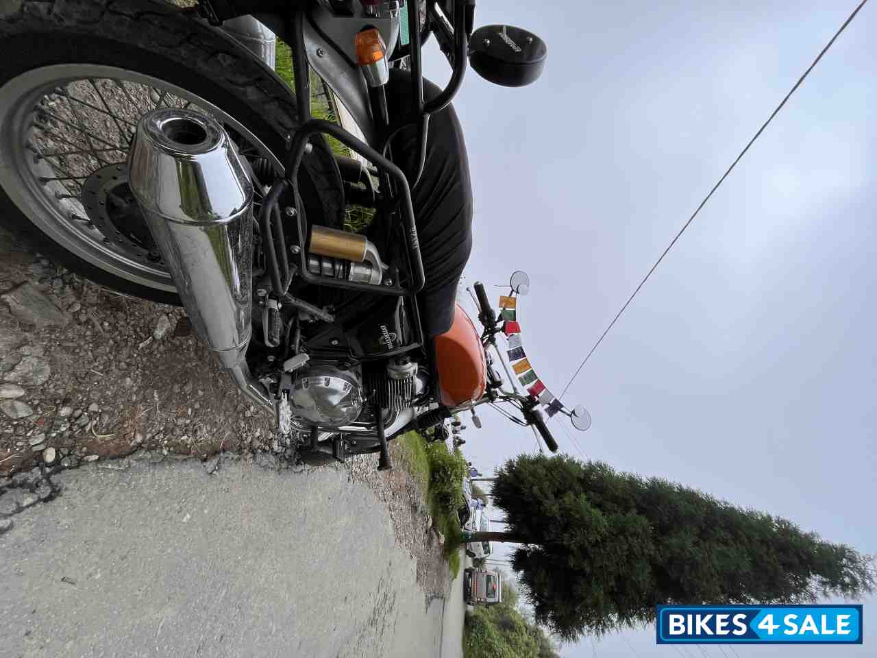 Orange Royal Enfield Interceptor 650 Twin